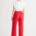 NWT J. Crew Wide-Leg Essential Pant In Red Linen 14