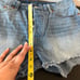 Levi's 501 shorts raw hem 32W