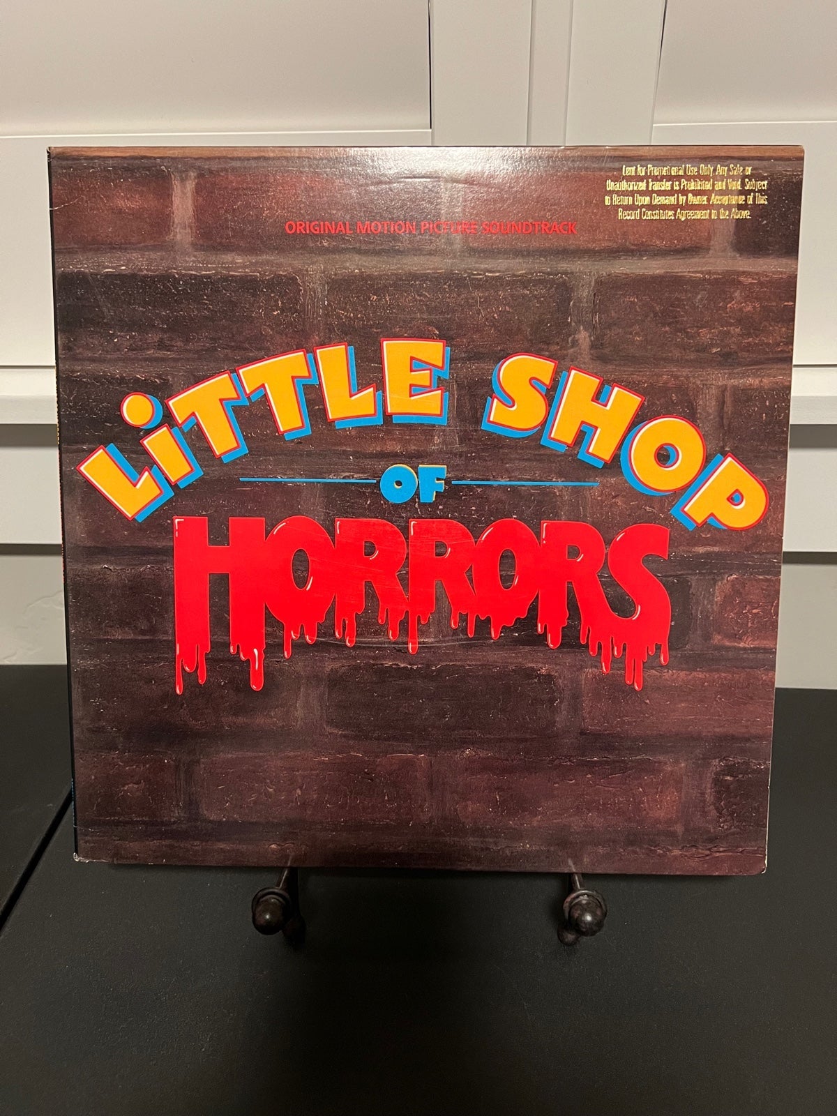 LITTLE SHOP of HORRORS Original Motion Picture Soundtrack LP 1986 - Promo Copy.
