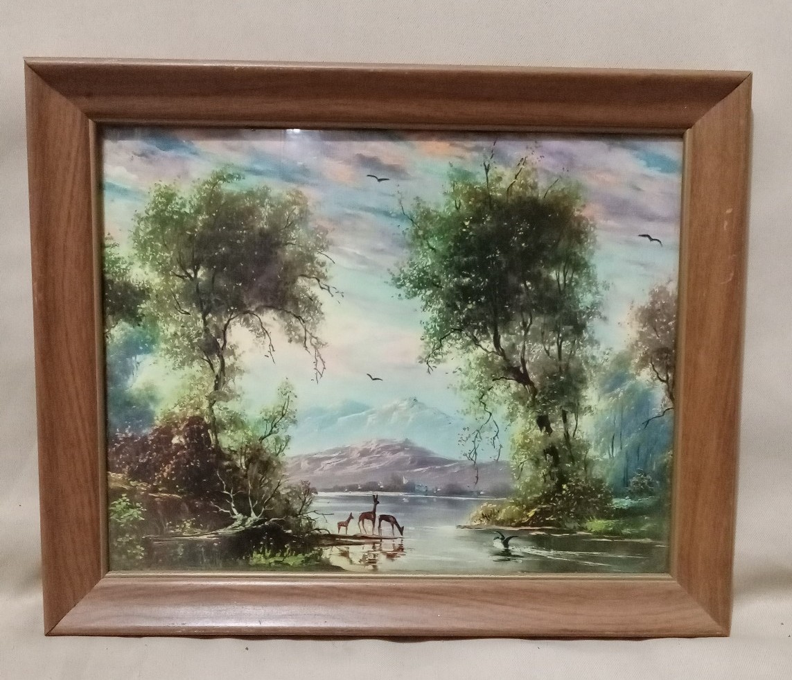 Italian Scene Winde Fine 1960's Print No. 124