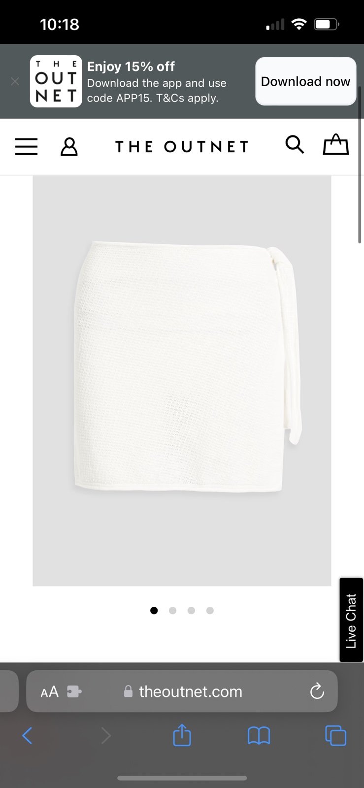 NWT Onia Linen Knit sarong