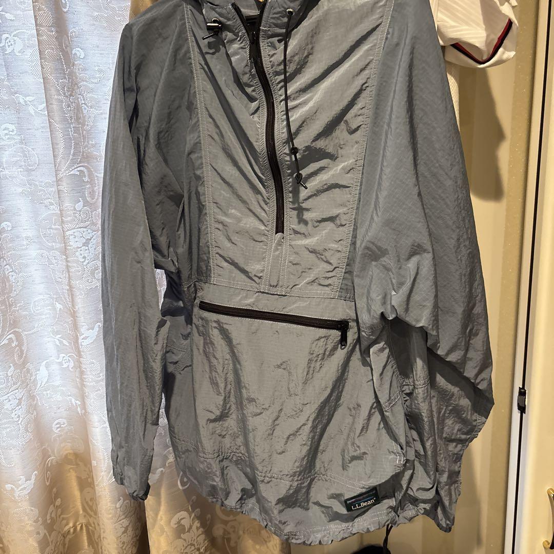 L.L.Bean Light Blue Pullover Nylon Jacket