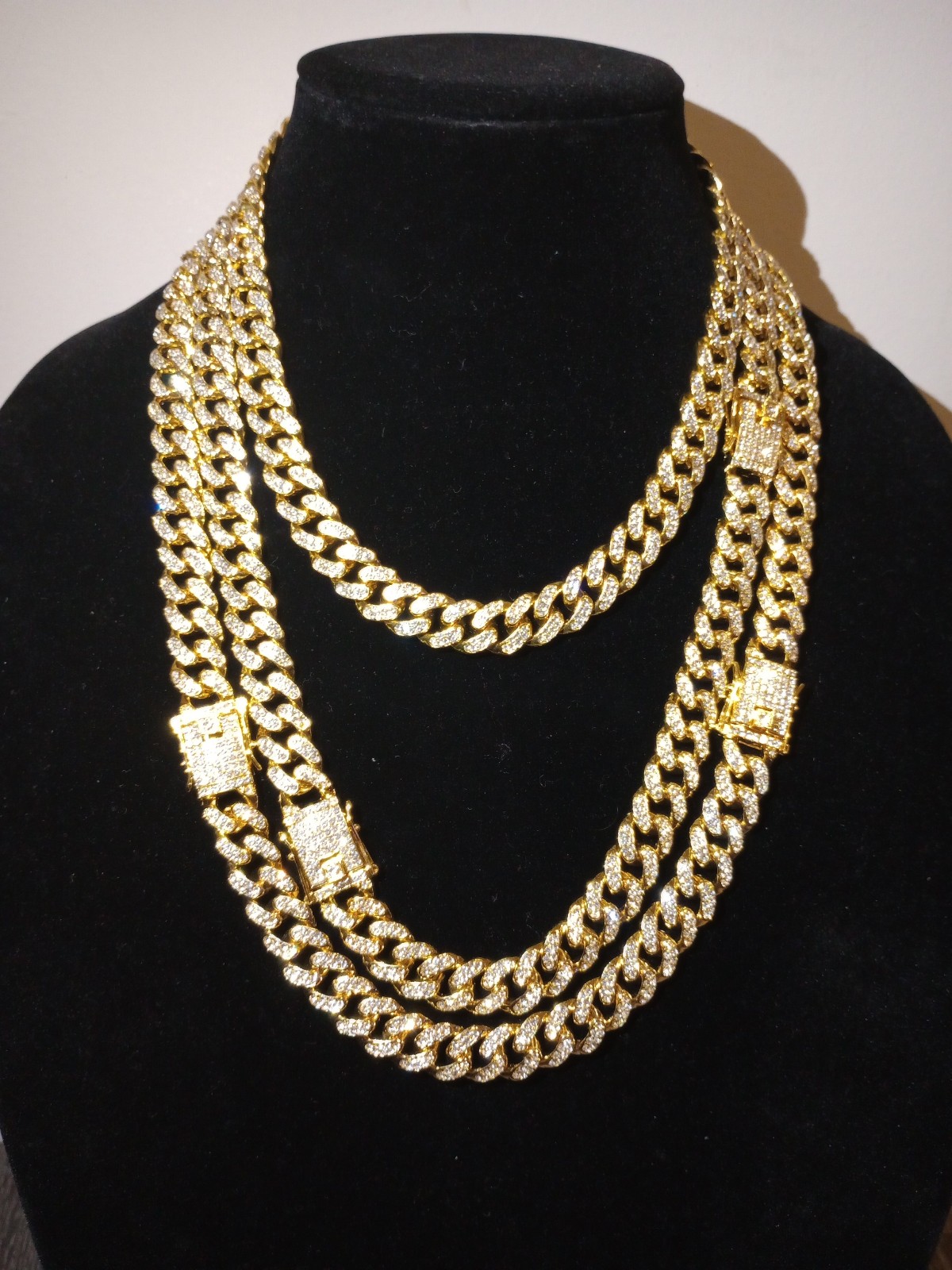 Necklace 18 24 & 26 CHAIN SET 90 DAY Warranty high-end prototypes. Real Lab Di