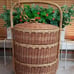 Vintage Asian Wedding 3 Tier Rattan Woven Wicker Bamboo Basket