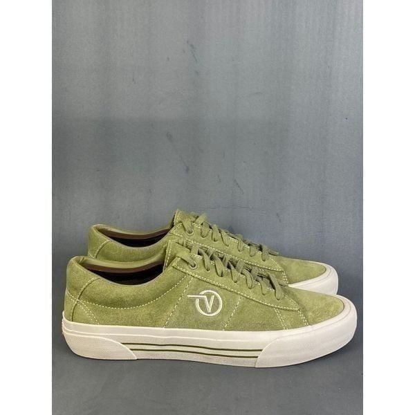 Vans Saddle Sid Pro 'Hedge Green' sneaker shoes mens size 9.5