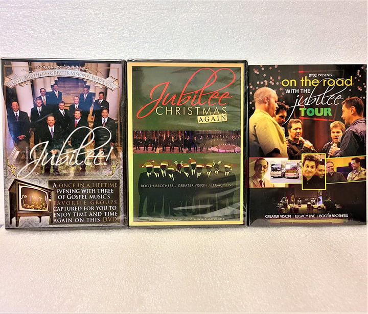 RARE! Jubilee DVDs w/Booth Brothers, Greater Vision & Legacy Five NEW! Sealed!