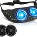 THOUSTA Personal Portable Waist Fan Adjustable Fanny Pack 3 Speed Hand Free Wear
