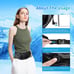 THOUSTA Personal Portable Waist Fan Adjustable Fanny Pack 3 Speed Hand Free Wear