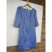 Lourdes Chávez blue print dress size 10