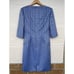 Lourdes Chávez blue print dress size 10