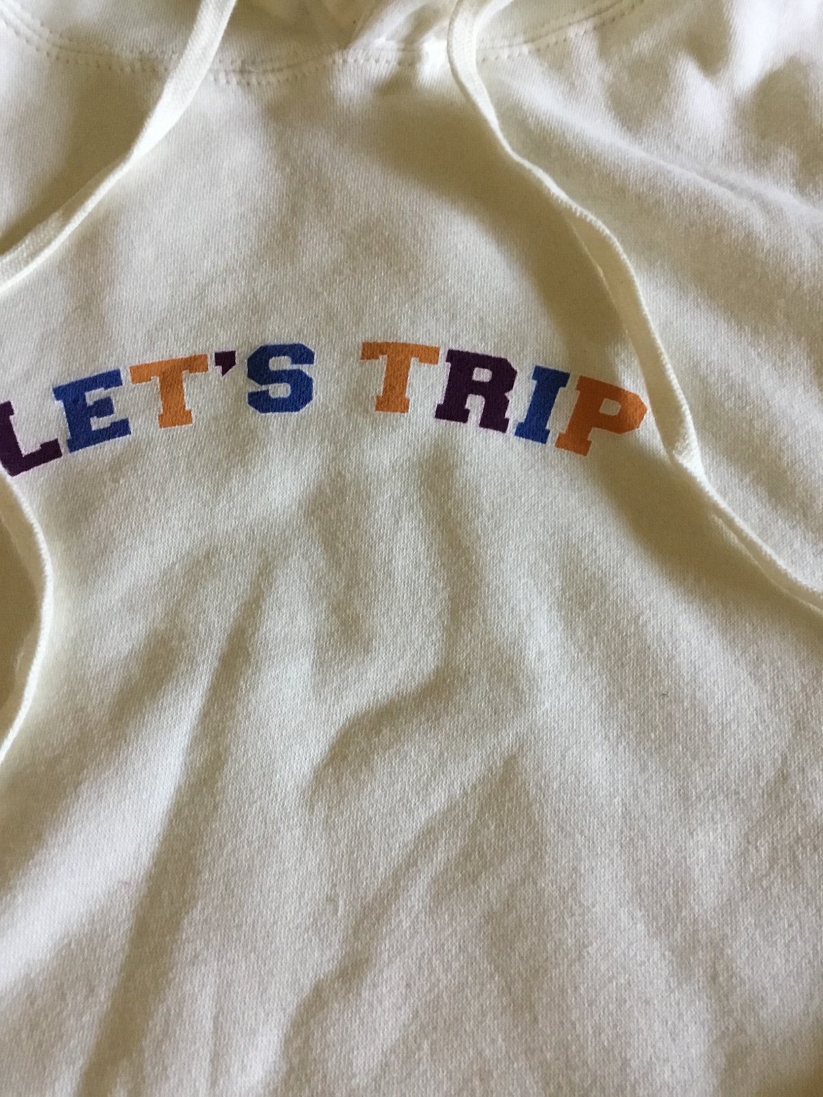 Let’s trip hoodie size medium