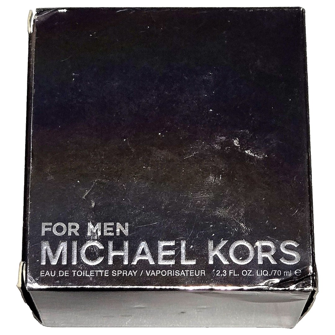 Michael Kors For Men 2.3 Fl Oz 70 mL Cologne Eau De Toilette Spray 75% Box Lid