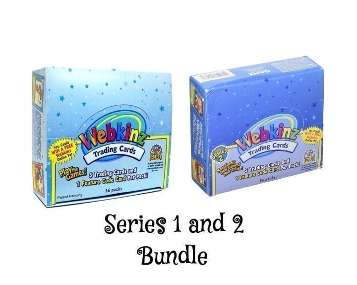 Webkinz series 1 and series 2 booster box bundle - 2 of each