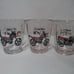 Nescafe Cafe Viet juice tumbler glass 3.7 Motorcycle Set 3 clear black red NEW