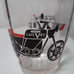 Nescafe Cafe Viet juice tumbler glass 3.7 Motorcycle Set 3 clear black red NEW