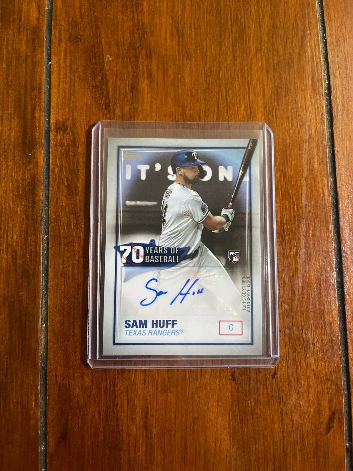 Topps Sam Huff Auto