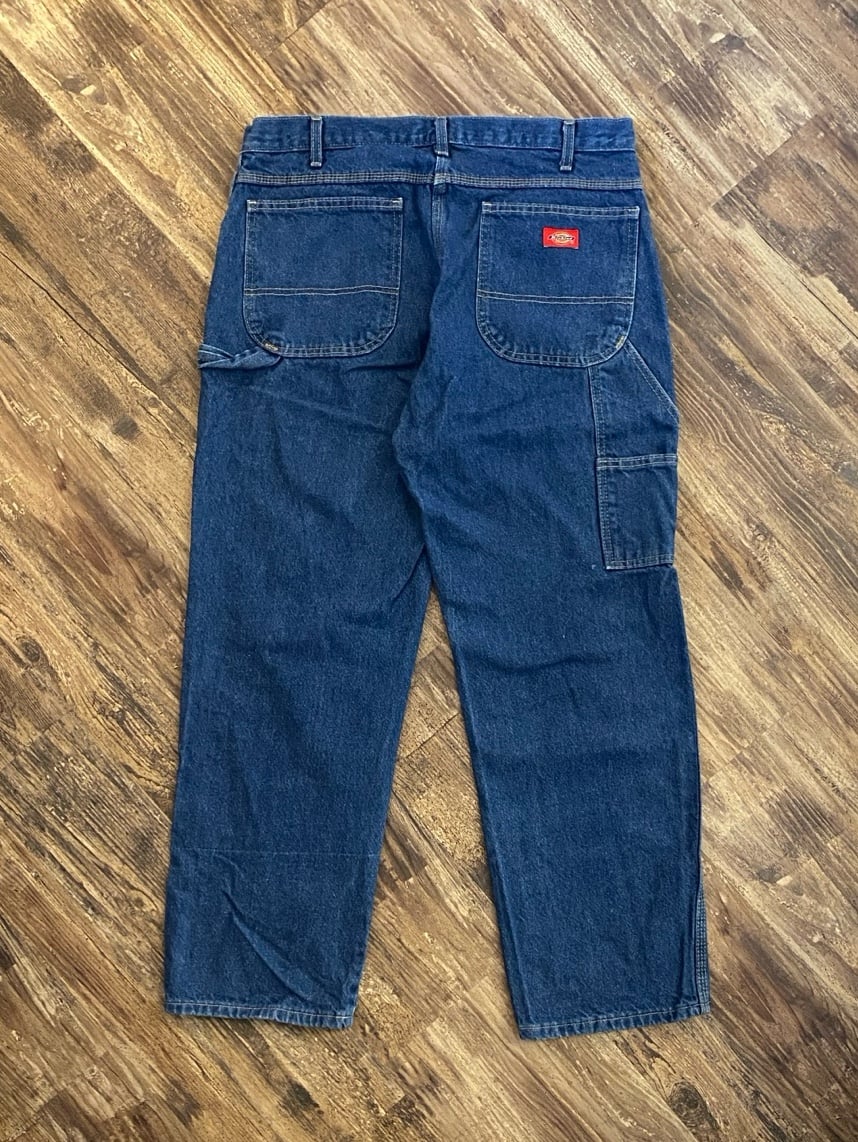 Vintage 2000s Dickies Blue Carpenter Jeans Men’s Size 34x30