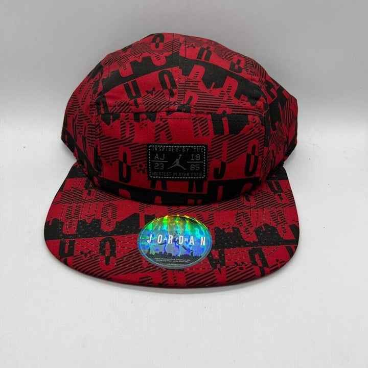 Air Jordan 5 Panel Jumpman Hat Snapback Cap Chicago Bulls New Men