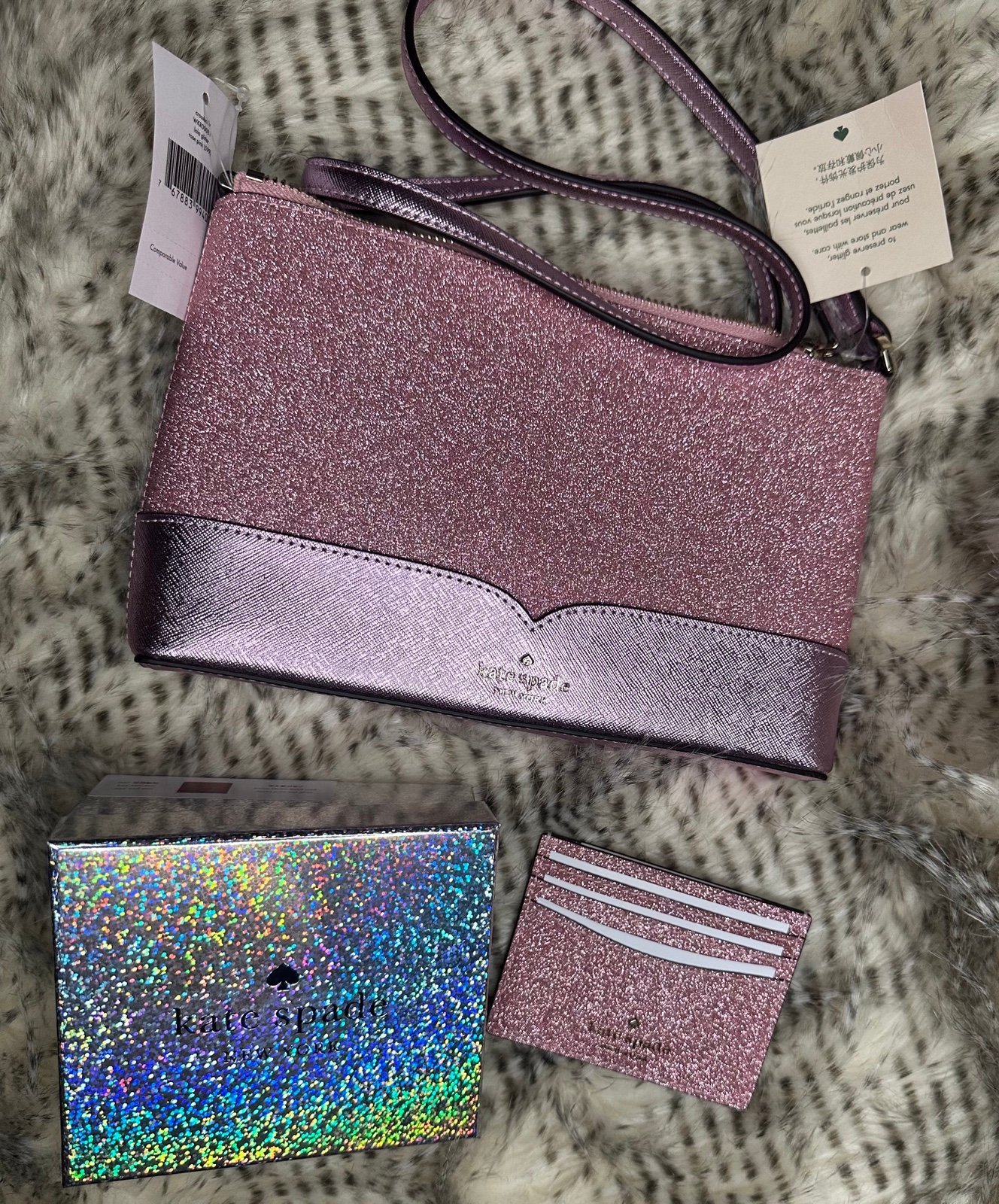 NEW Kate Spade Lola Glitter set