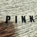VS PINK checkered bling sequin dog lace tie legging pants campus tee shirt
