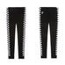 VS PINK checkered bling sequin dog lace tie legging pants campus tee shirt