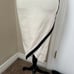 Black and Cream Body Con Dress Size Small It does have a couple marks on the bac