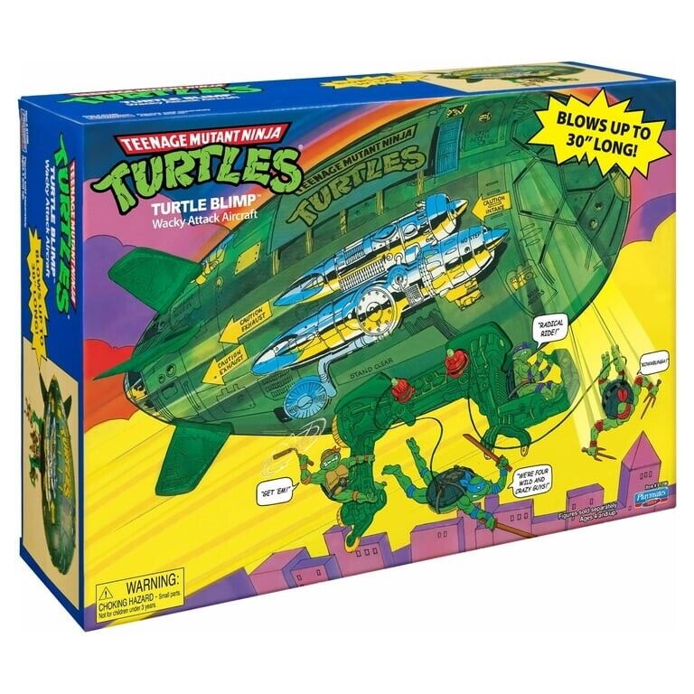 Playmates Toys TMNT Classic ninja Turtle Blimp Action Figure Brand New/Sealed
