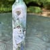 Green moss agate tower with druzy !