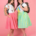 Unique Vintage Magnolia Park Striped Skirt Disneybound or Anywhere