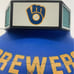 Vintage MILWAUKEE BREWERS Hat Visor Built In Radio With Ear Piece Solar Powered