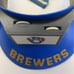 Vintage MILWAUKEE BREWERS Hat Visor Built In Radio With Ear Piece Solar Powered