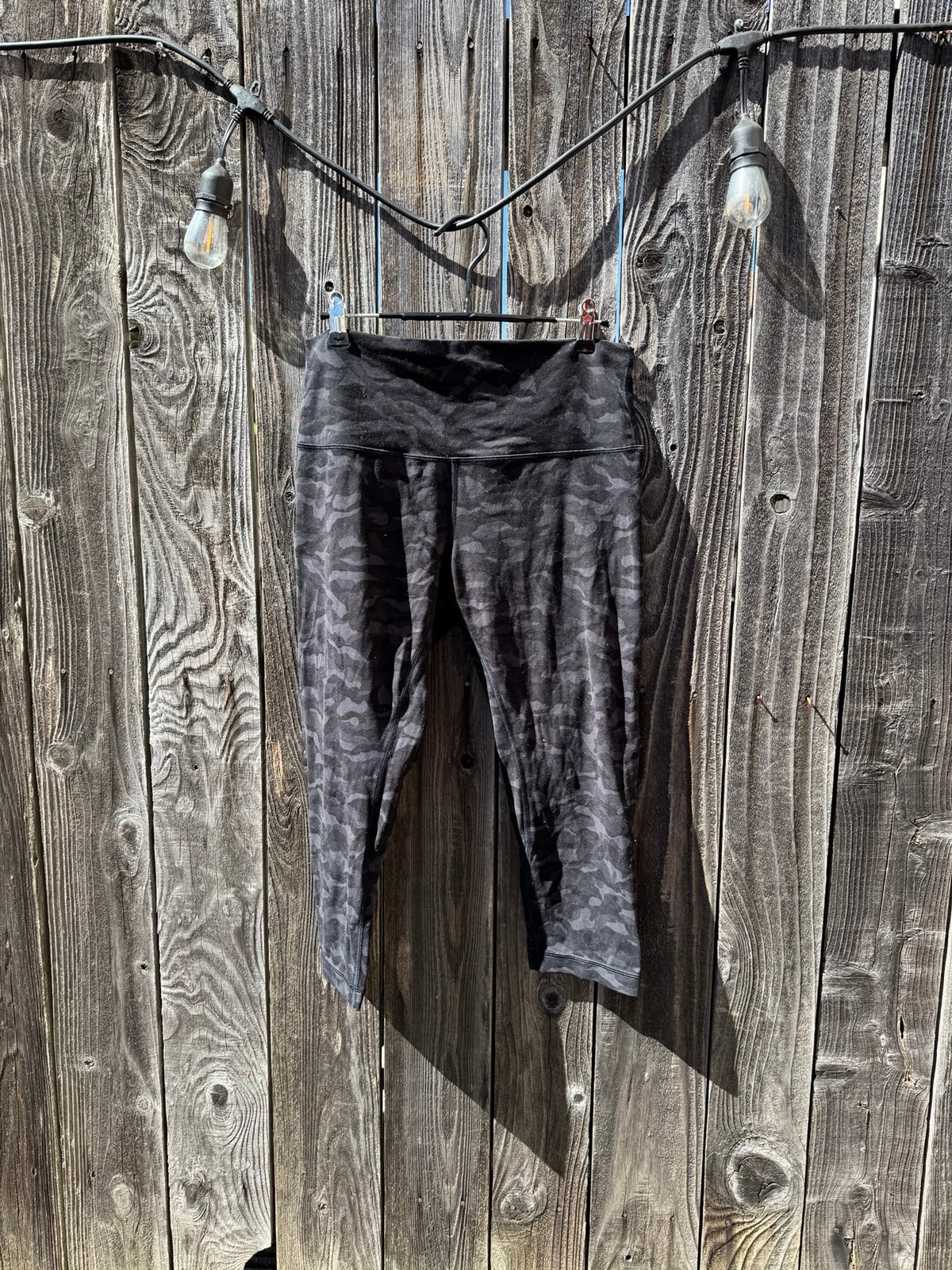 RARE Lululemon Align Sequoia Camo Grey High Rise 21 Crop Legging