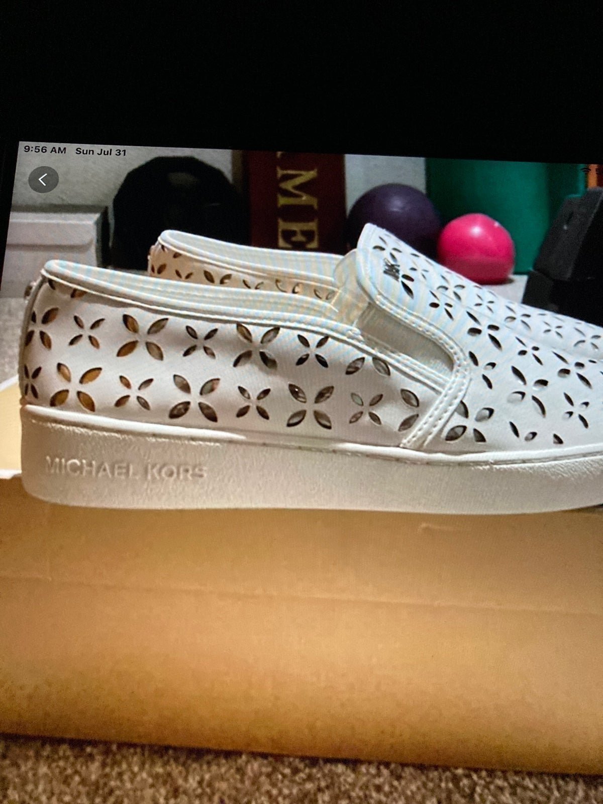 New Michael Kors Keaton leather slipons