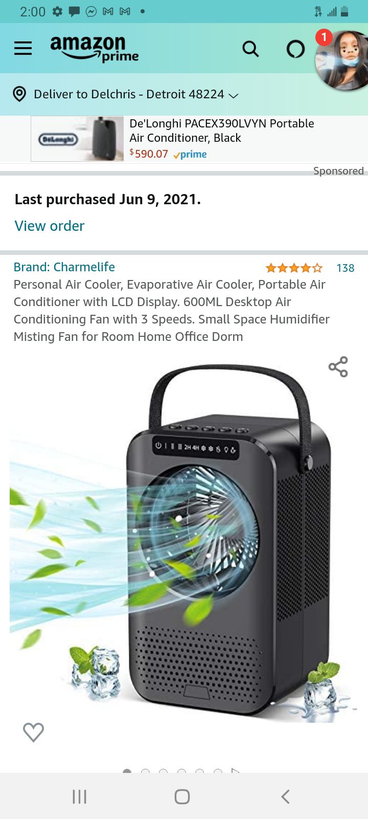 portable air conditioner
