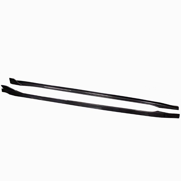 New Tesla Model 3 2017-2022 Real Carbon Fiber Side Skirts Extension Lip Panel