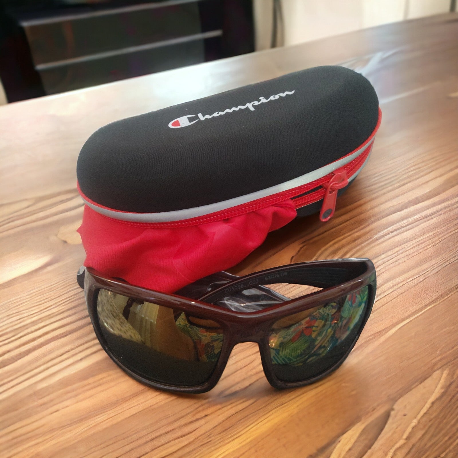 Champion maroon HD polarized sunglasses