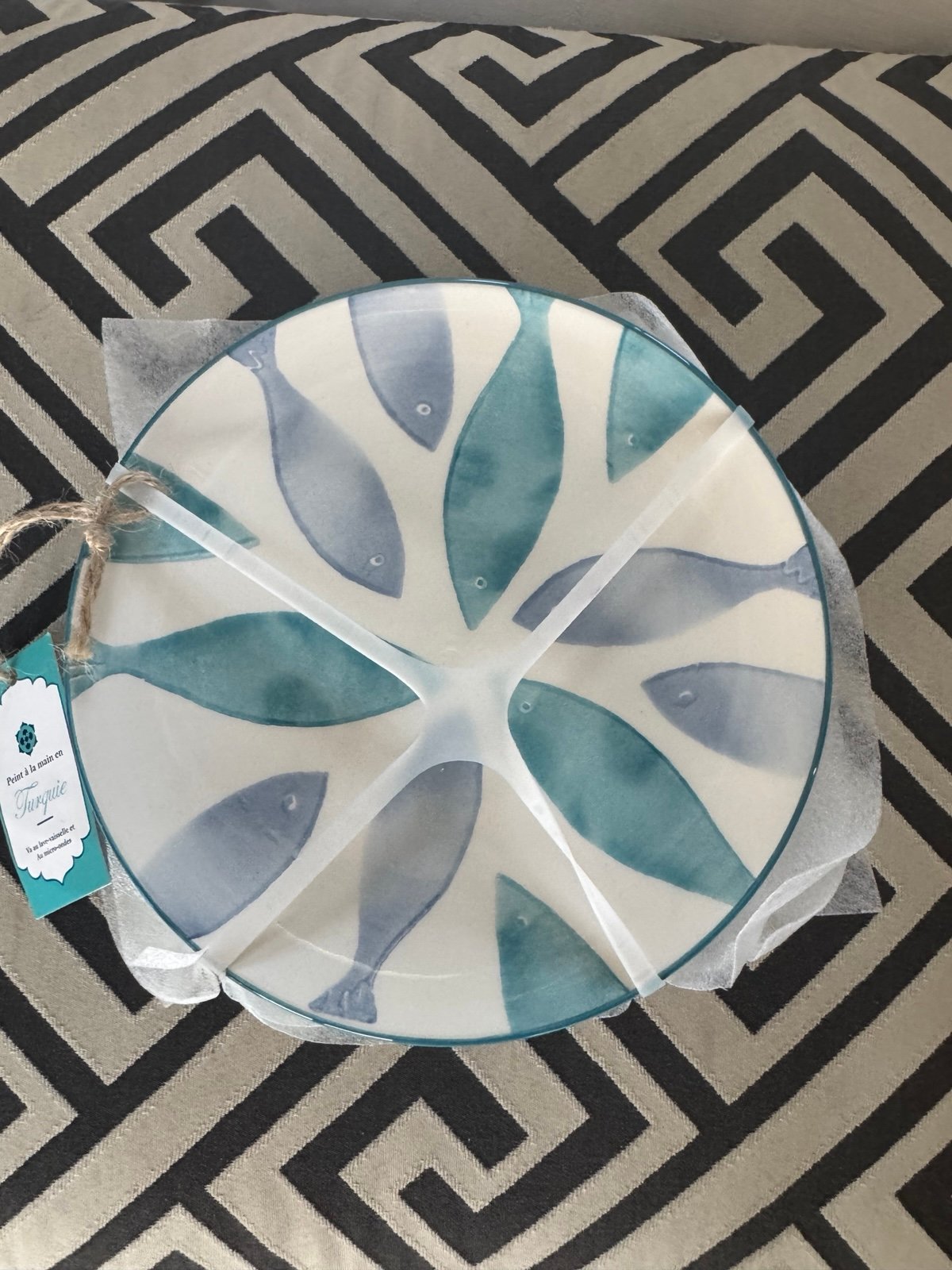 PAPART FISH SEALIFE SMALL SALAD APPETIZER PLATES NEW