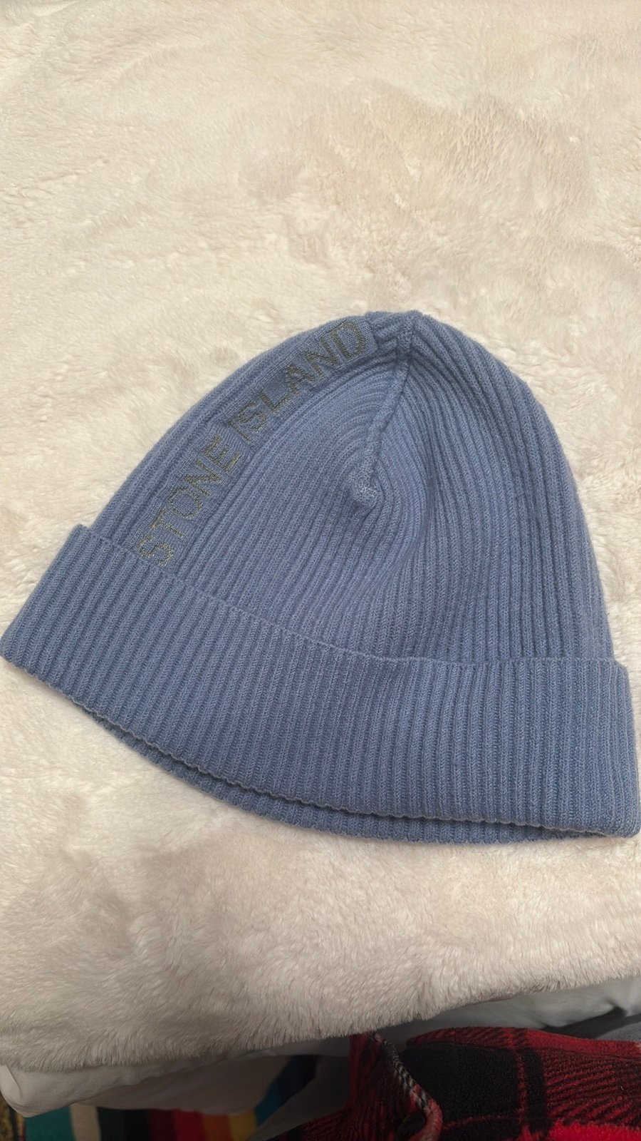 Stone island light blue azzuro beanie hat