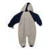 Disney Mickey Mouse Boys Pram/Bunting-6/9M-Gray-Navy Blue