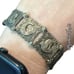Vintage Hand Crafted Bracelet with Arabic Writing on Hang Tag