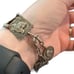 Vintage Hand Crafted Bracelet with Arabic Writing on Hang Tag