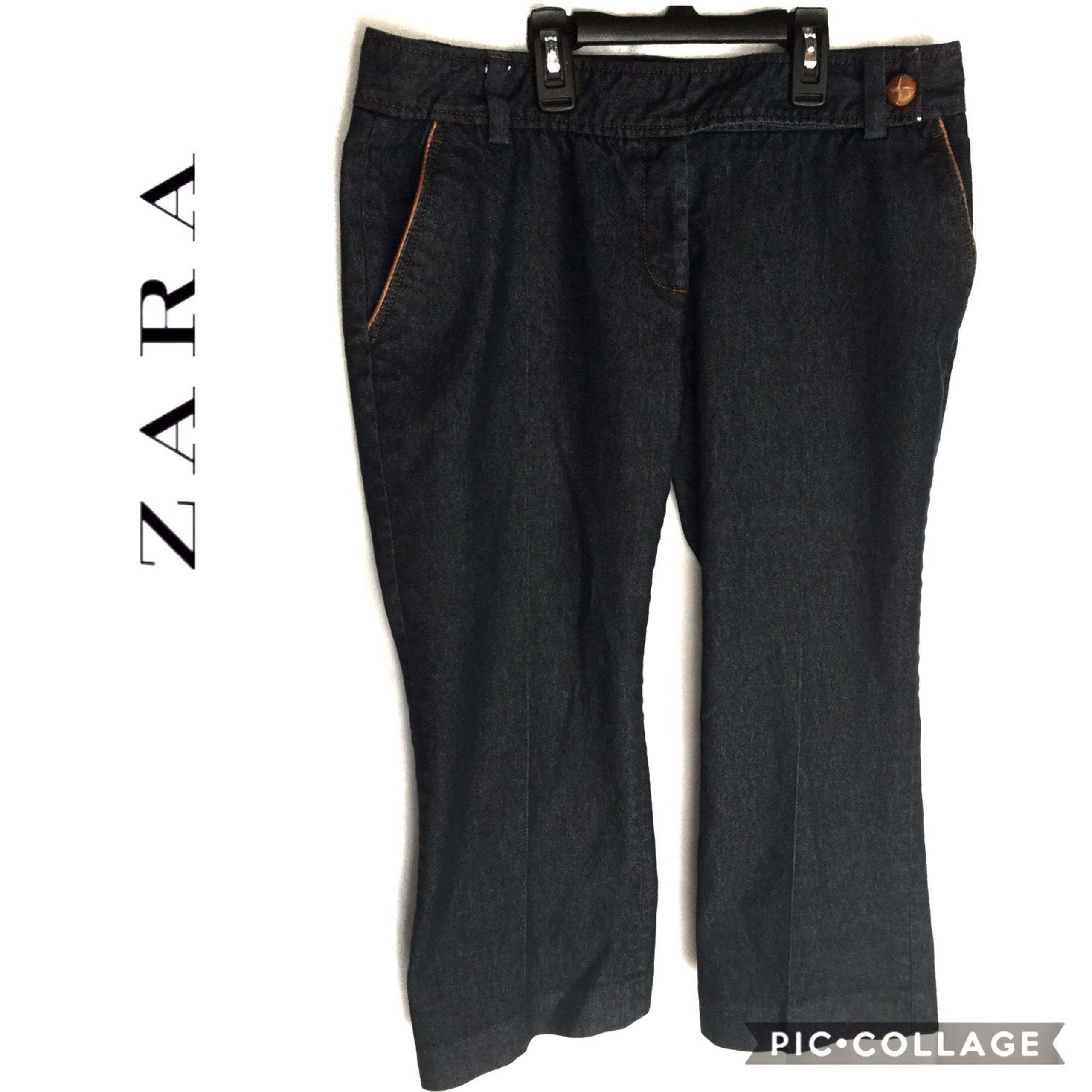 Zara size 10 cropped jeans *disclaimer*