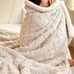 1pc Soft And Warm Fleece Blanket For Couch, Sofa, Bed, Camping, And Travel