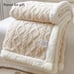 1pc Soft And Warm Fleece Blanket For Couch, Sofa, Bed, Camping, And Travel
