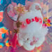 Pink Japanese Sakura Lolita cosplay Plush Bear