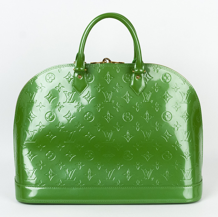 Louis Vuitton GM Alma Vert Tonic Monogram Handbag *Rare*Discontinued*