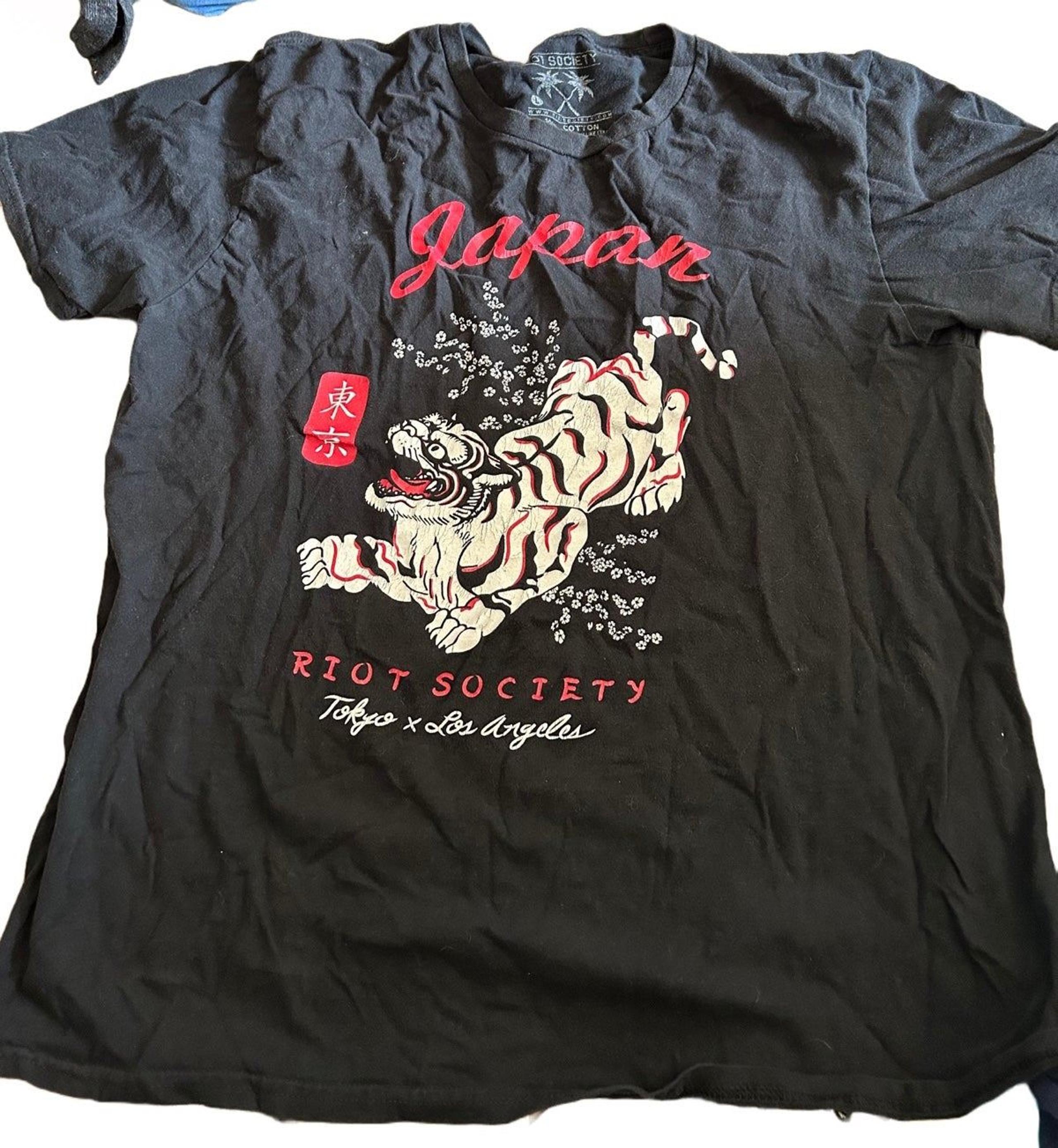 Riot Society Japan tiger t shirt