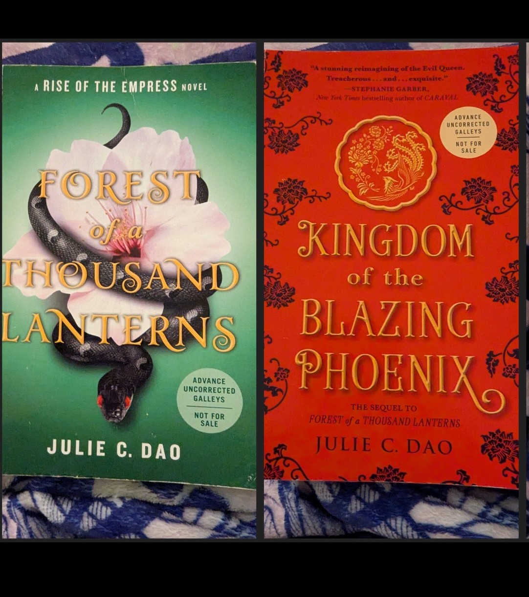 Forest of a Thousand Lanterns ARC, Kingdom of the Blazing Phoenix ARC