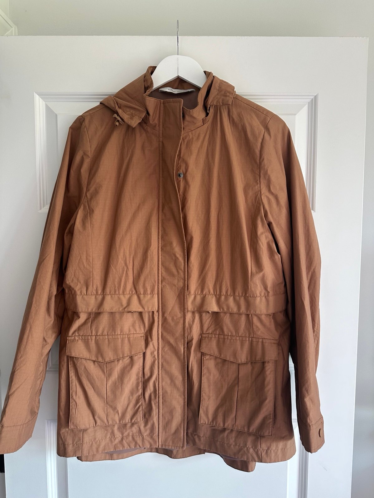 Peter Millar Joan Hooded Utility Jacket in Scotch