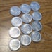 lot of 12 coins 1917 1 pfennig german empire unc